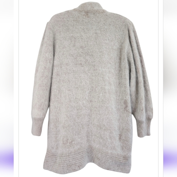 EDDIE DASSIN vintage rabbit hair/lambswool cardigan sweater, size L - Picture 4 of 6